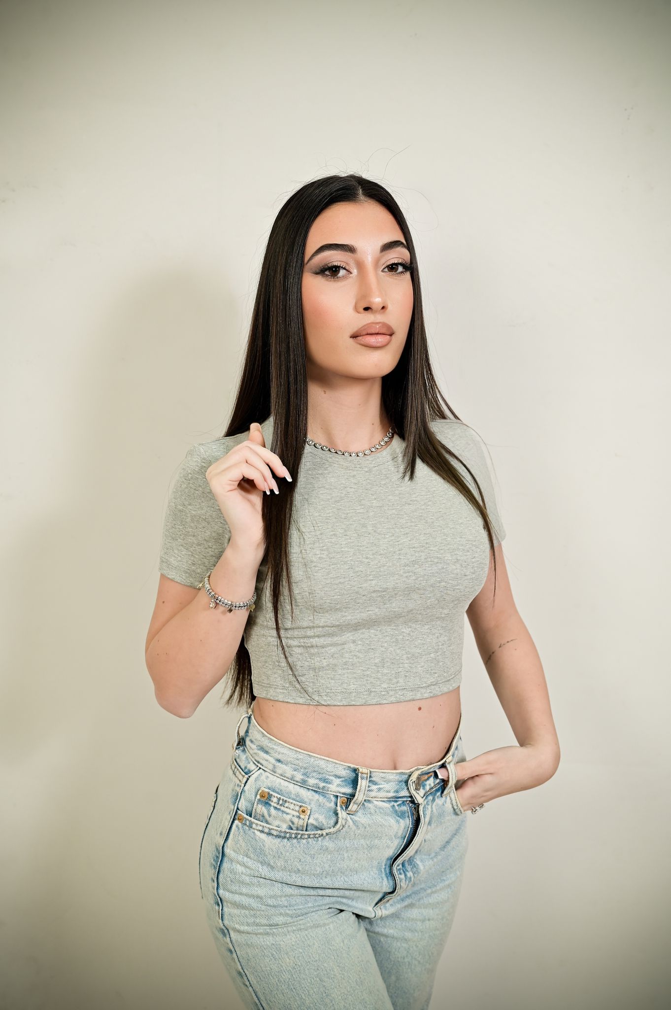 T shirt crop LUMINA