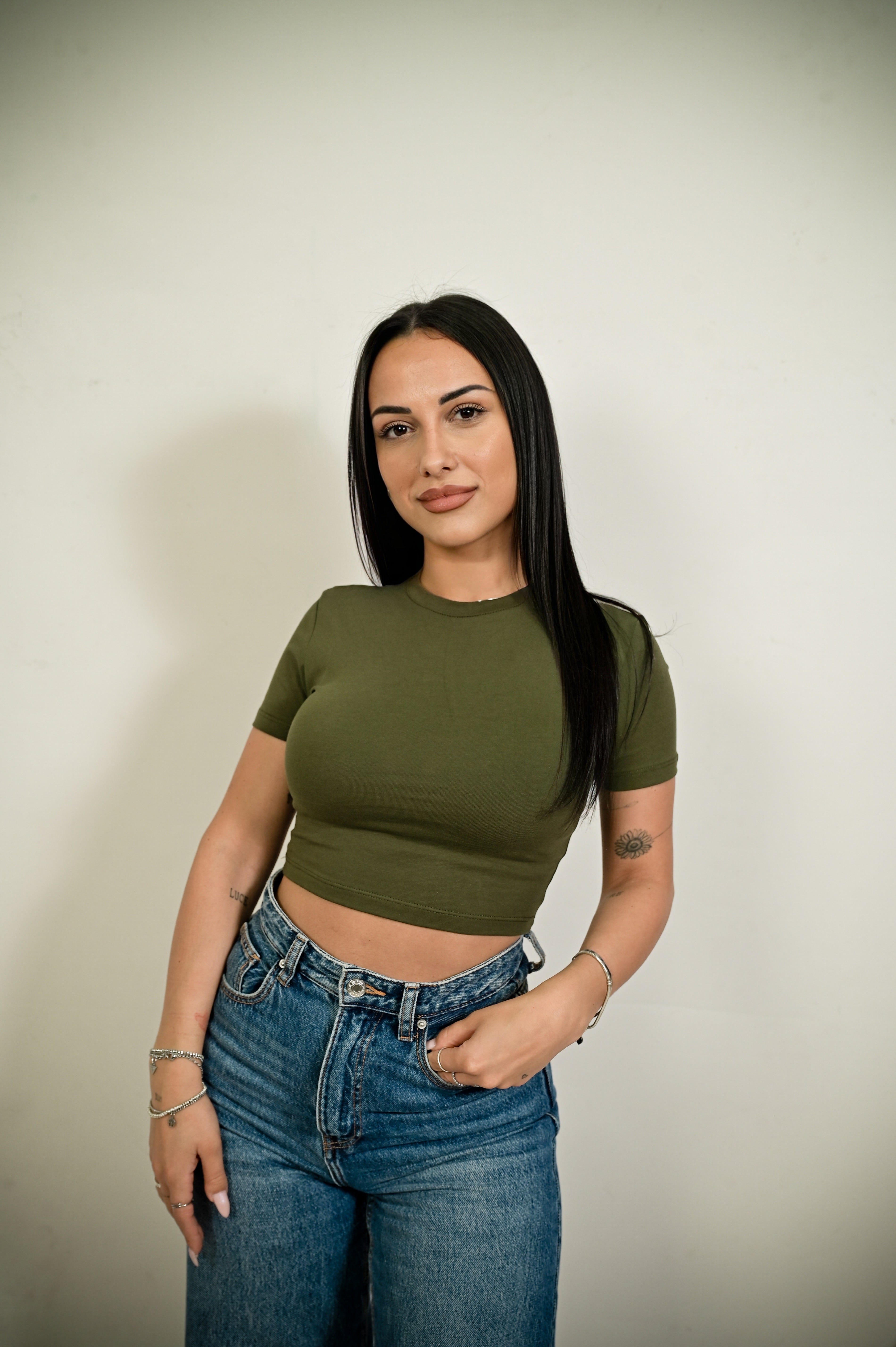 T shirt crop LUMINA